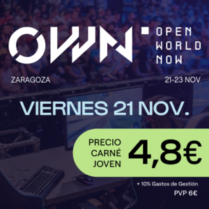 Entrada Viernes con Carné Joven <b>4,80€</b>+gg