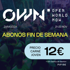 Abono Fin de Semana con Carné Joven <b>12€</b>+gg